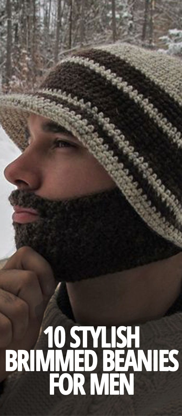 10 BRIMMED BEANIES FOR MEN 10 BRIMMED BEANIES FOR MEN
