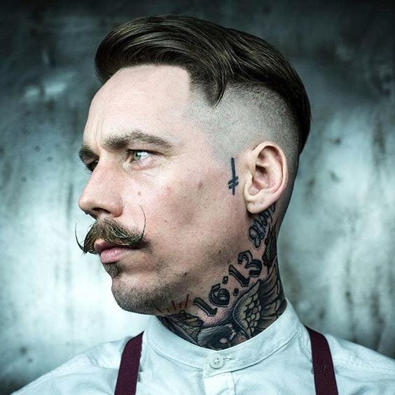 best undercut side part