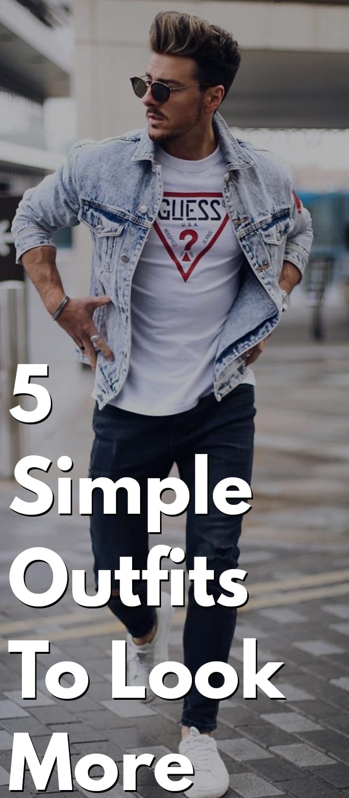 Outfits That Make You Look More Muscular - Short Sleeve T-shirt, Balanced Outfit, White Shirt, etc Outfits That Make You Look More Muscular - Short Sleeve T-shirt, Balanced Outfit, White Shirt, etc