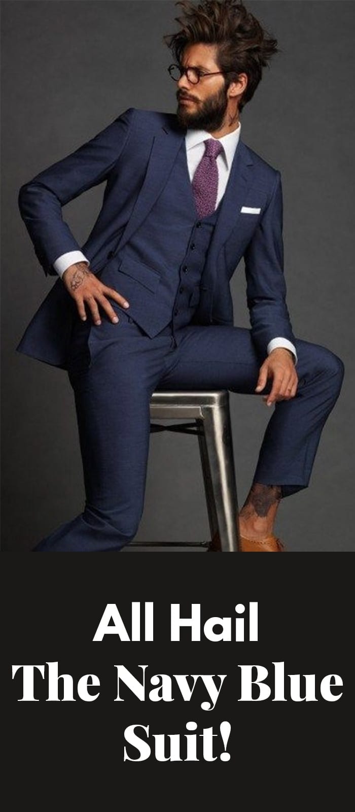 The Navy Blue Suit! The Navy Blue Suit!