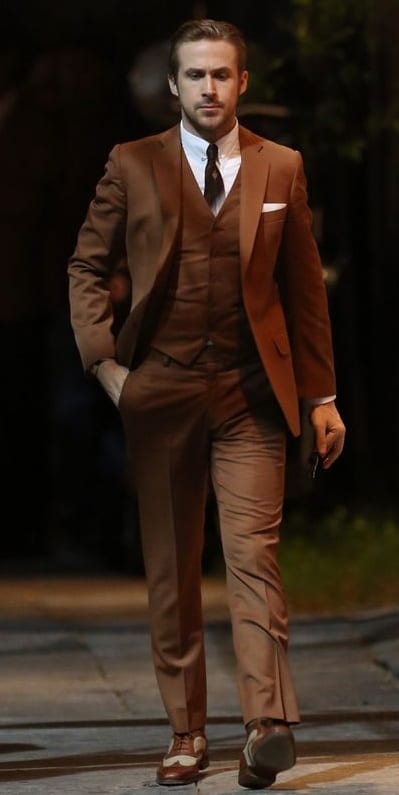 brown suit ryan gosling brown suit ryan gosling