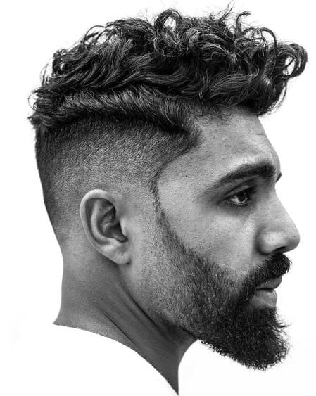 messy fade