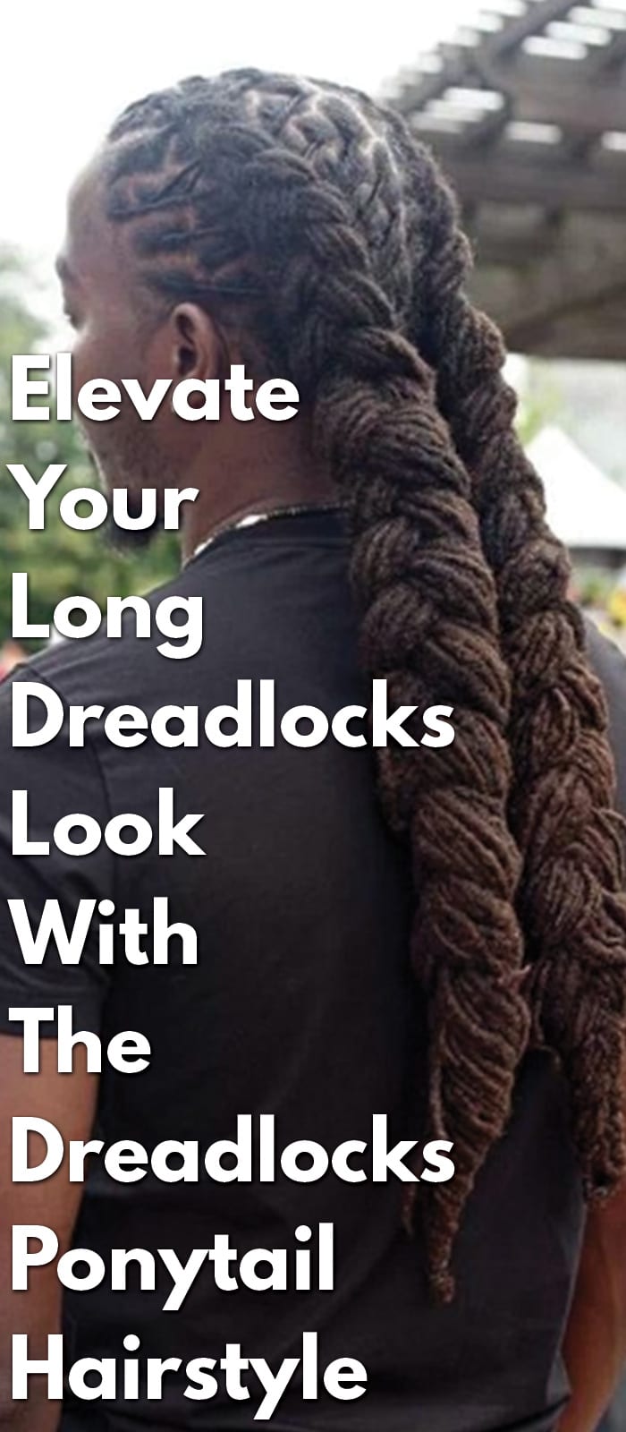 Elevate Your Dreadlocks Ponytail Hairstyle Elevate Your Dreadlocks Ponytail Hairstyle