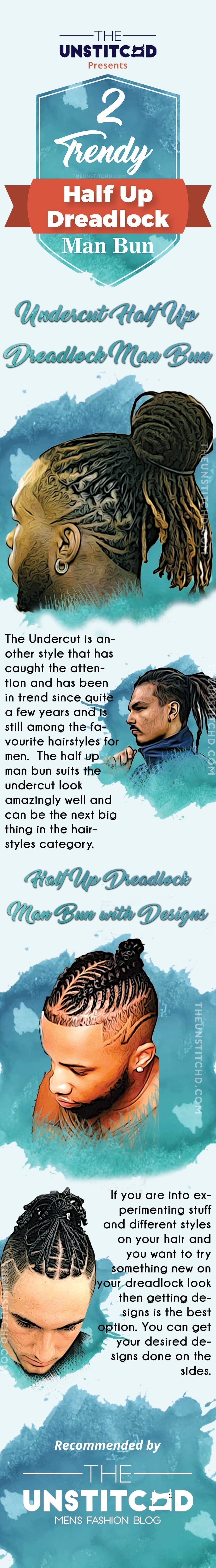 Half-up-Dreadlock Half-up-Dreadlock