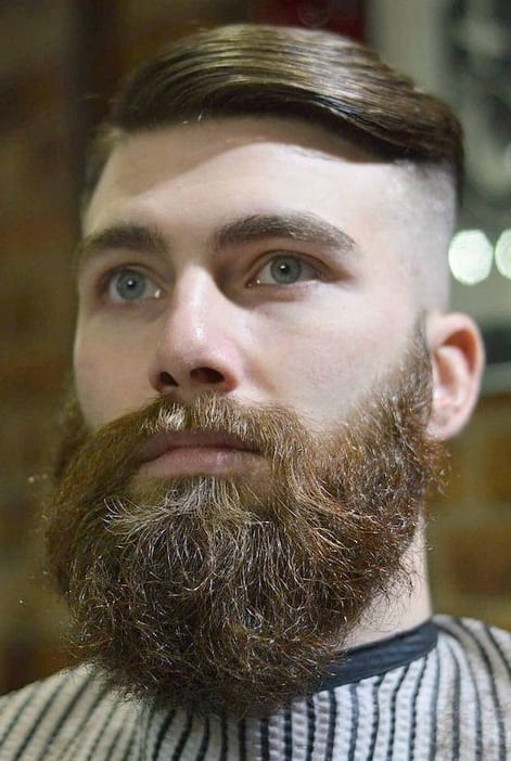 undercut classy beard undercut classy beard