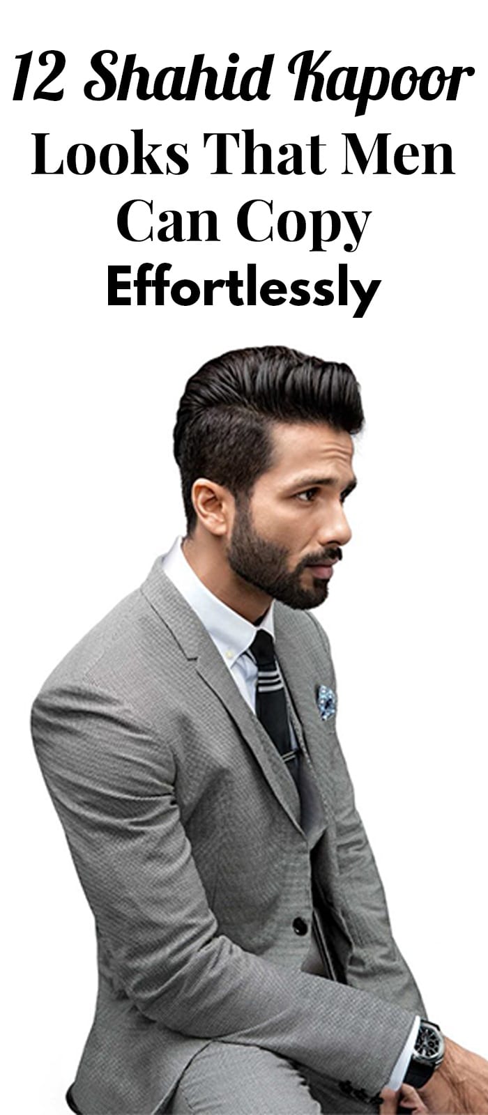 12 Shahid Kapoor Looks That Men Can Copy Effortlessly. 12 Shahid Kapoor Looks That Men Can Copy Effortlessly.