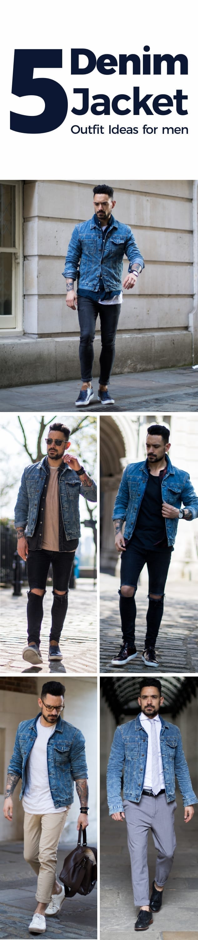 5 denim jacket outfit for men 5 denim jacket outfit for men