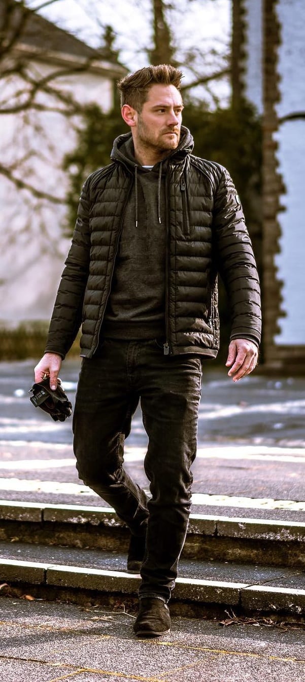 Cool Puffer Jacket Outfit Ideas For Men