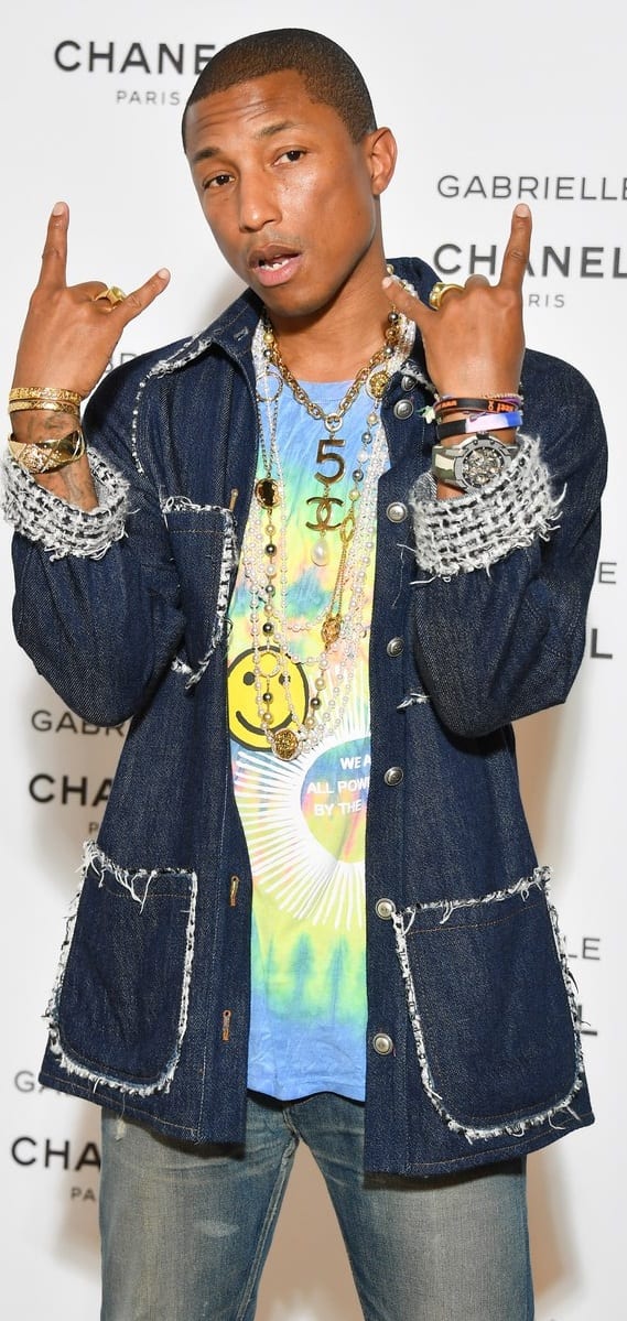Pharrell Williams Rockstar Style