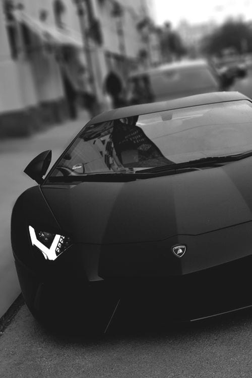 BLACK MATTE LAMBORGHINI