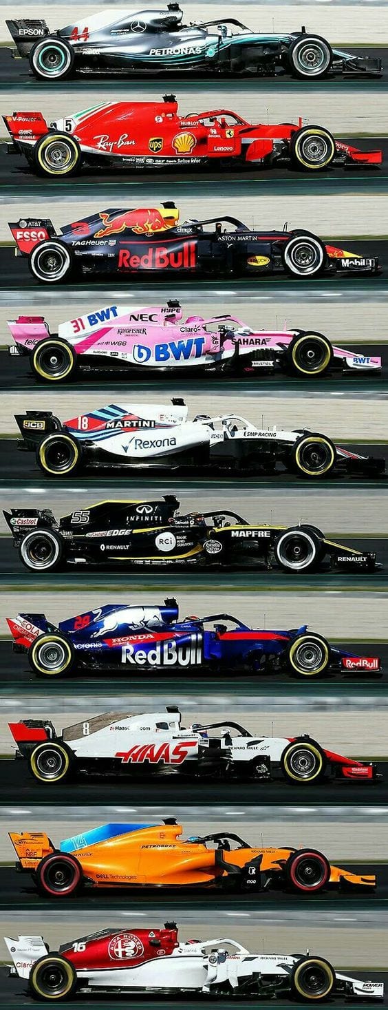 F1 2018 CARS F1 2018 CARS