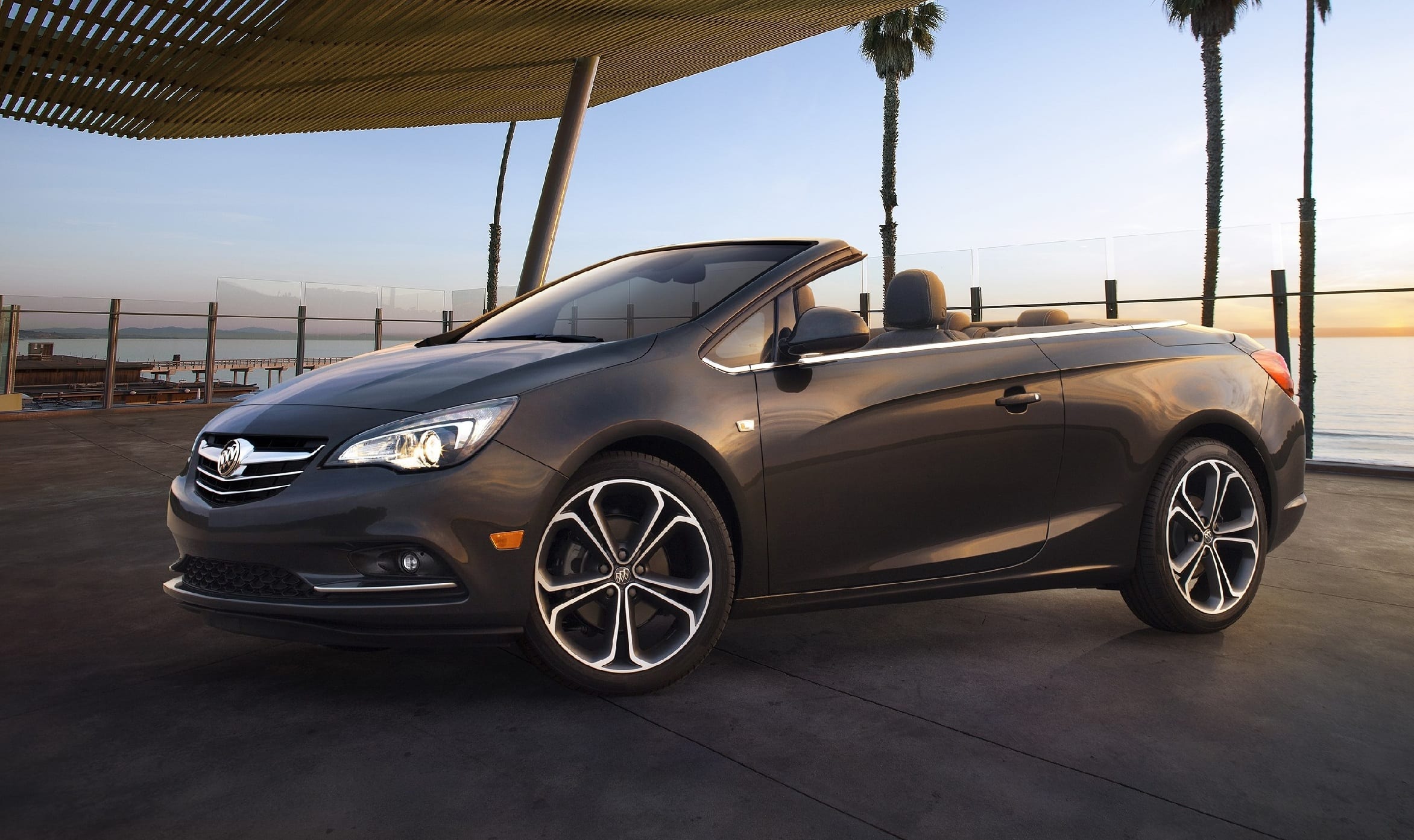 Black Buick Cascada Convertible.