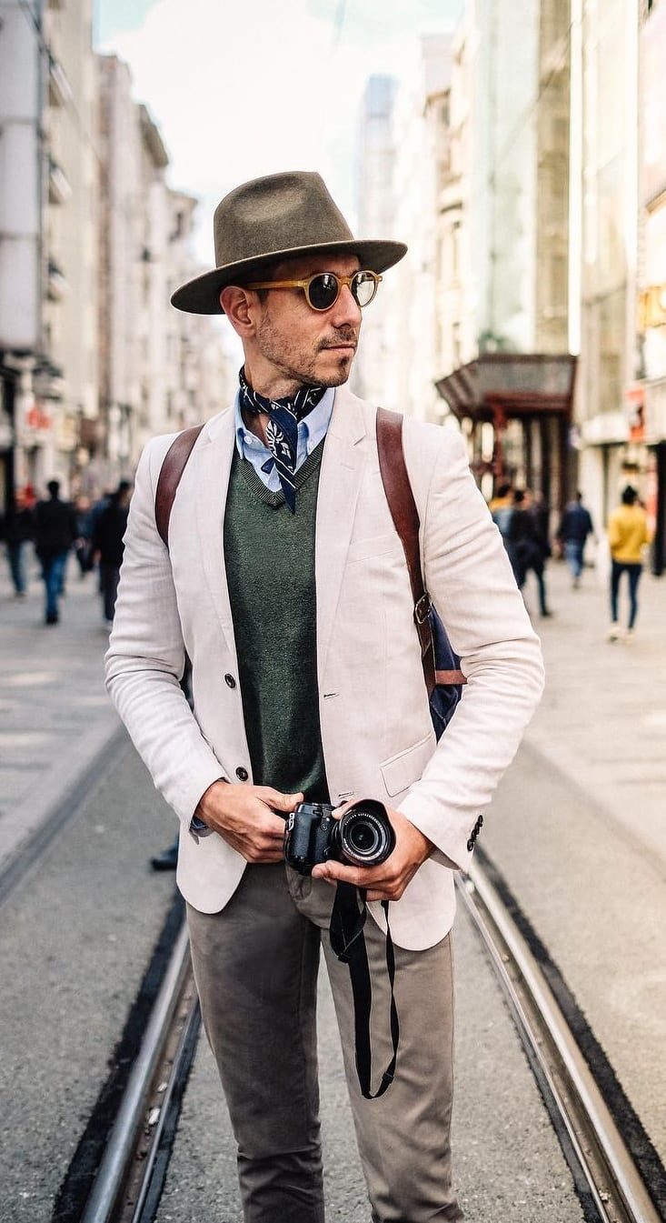 Hat for man's needs