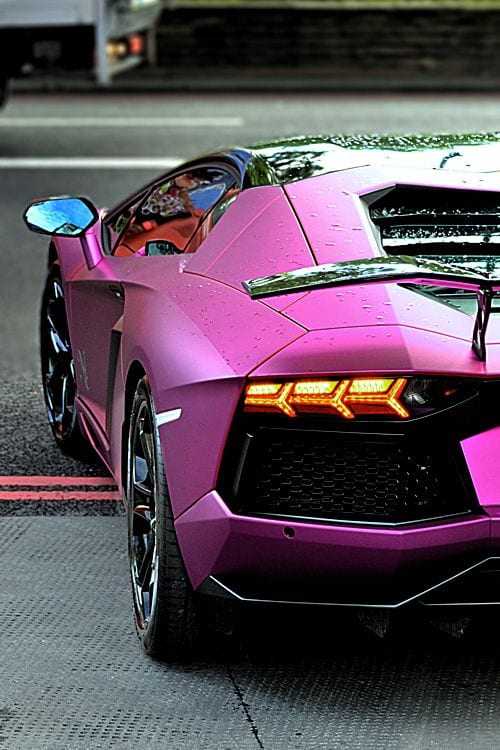 LAMBORGHINI PINK MATTE CAR