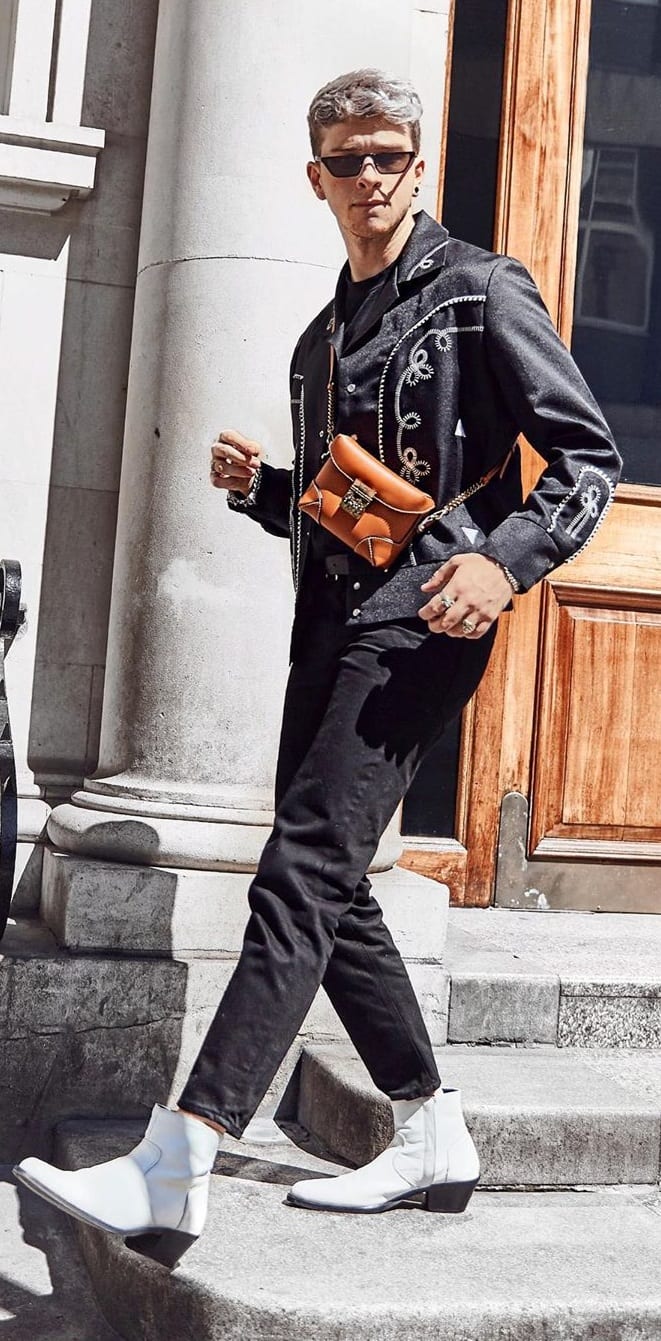 Brown Sling Bag for men
