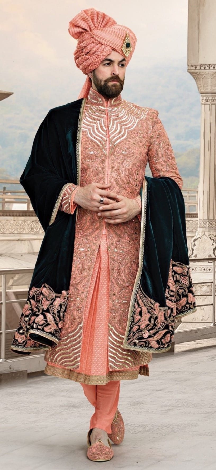 Royal Sherwani Attire For Indian Groom
