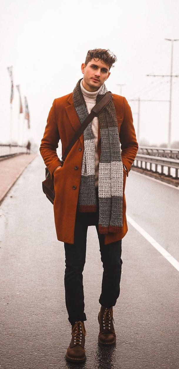 Men's Scarf Style Men's Scarf Style