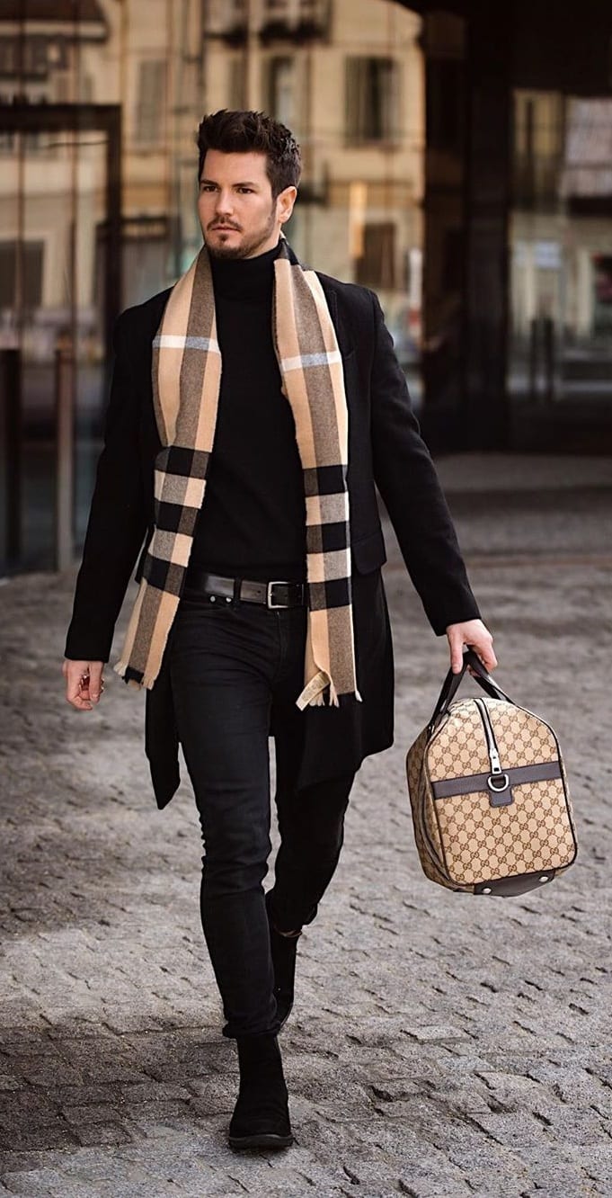 Plaid Scarves Style for Men Plaid Scarves Style for Men