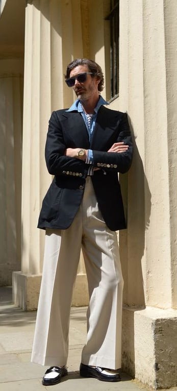 Tee,Denim Jacket. Blazer perfectly paired with Flared Trousers Tee,Denim Jacket. Blazer perfectly paired with Flared Trousers