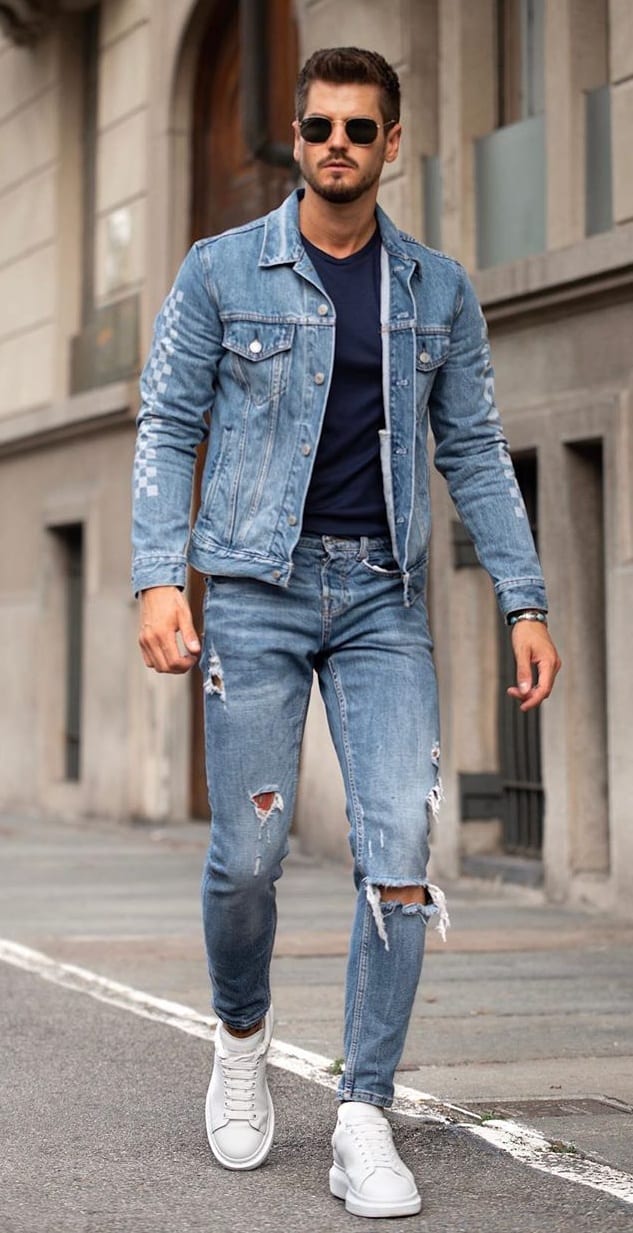 Amazing Denim on Denim Looks for Men