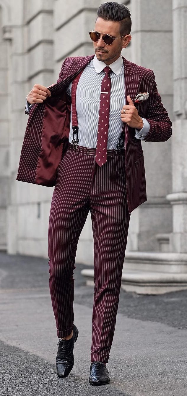 Latest Suspender Outfits for Men
