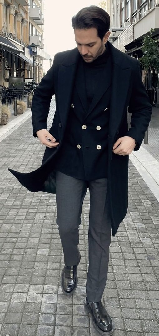 knitted blazer Winter Layering Outfit Ideas