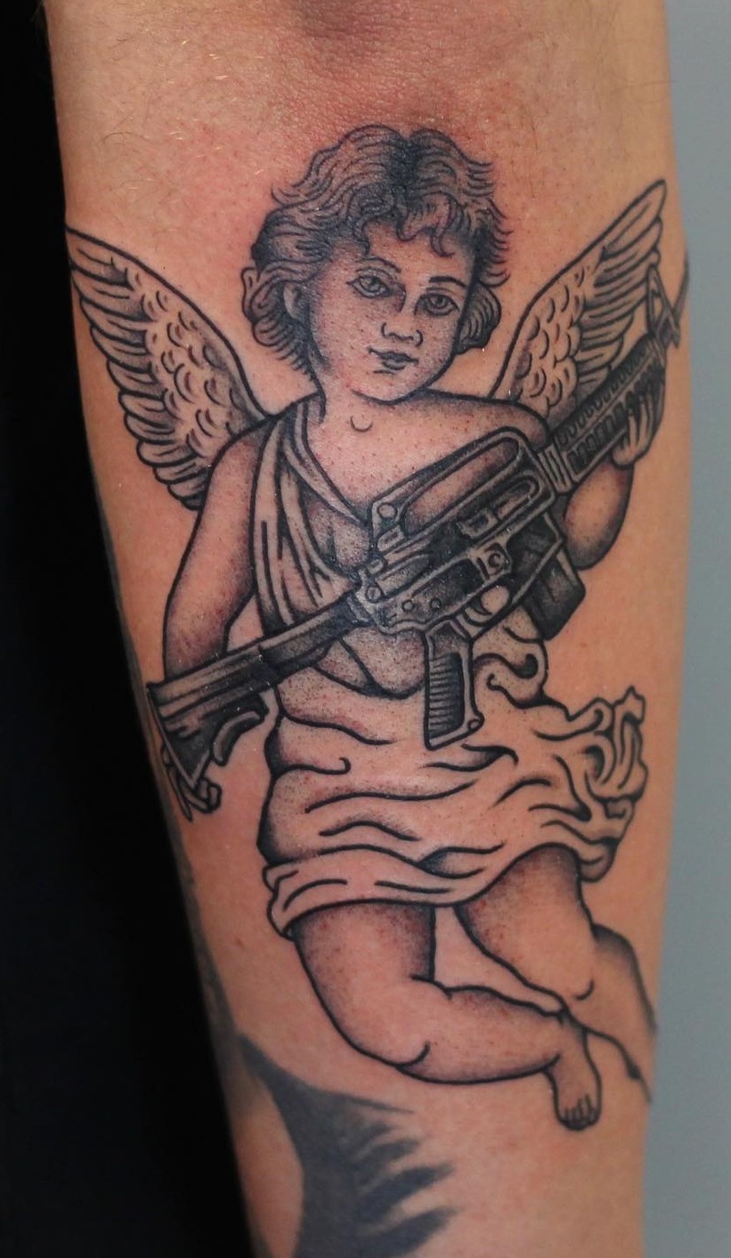 Angel Tattoo design for men Angel Tattoo design for men