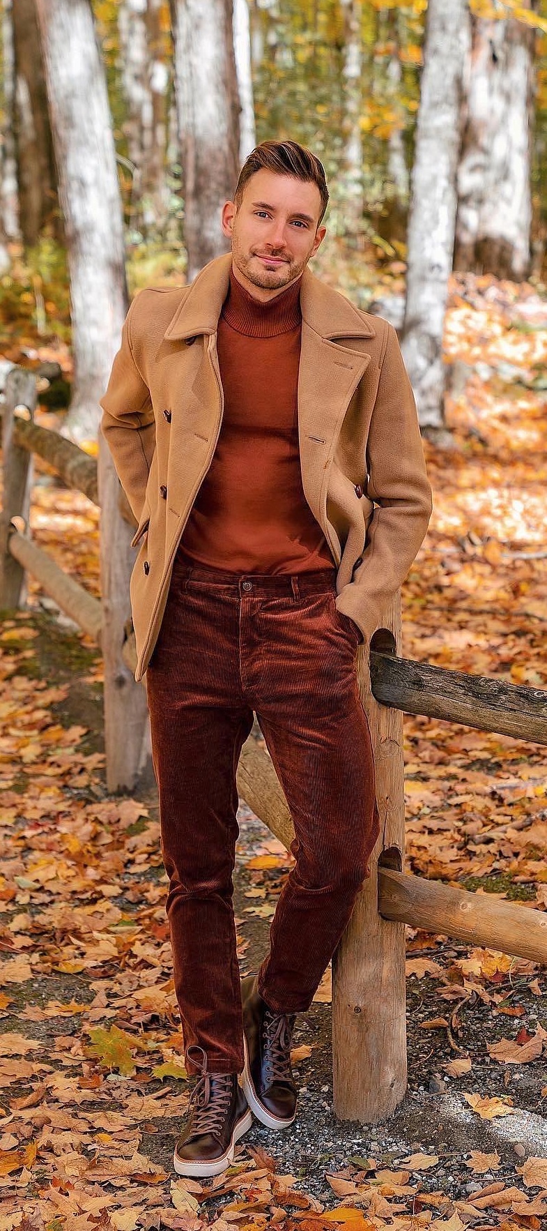 Brown outfits for Valentines day