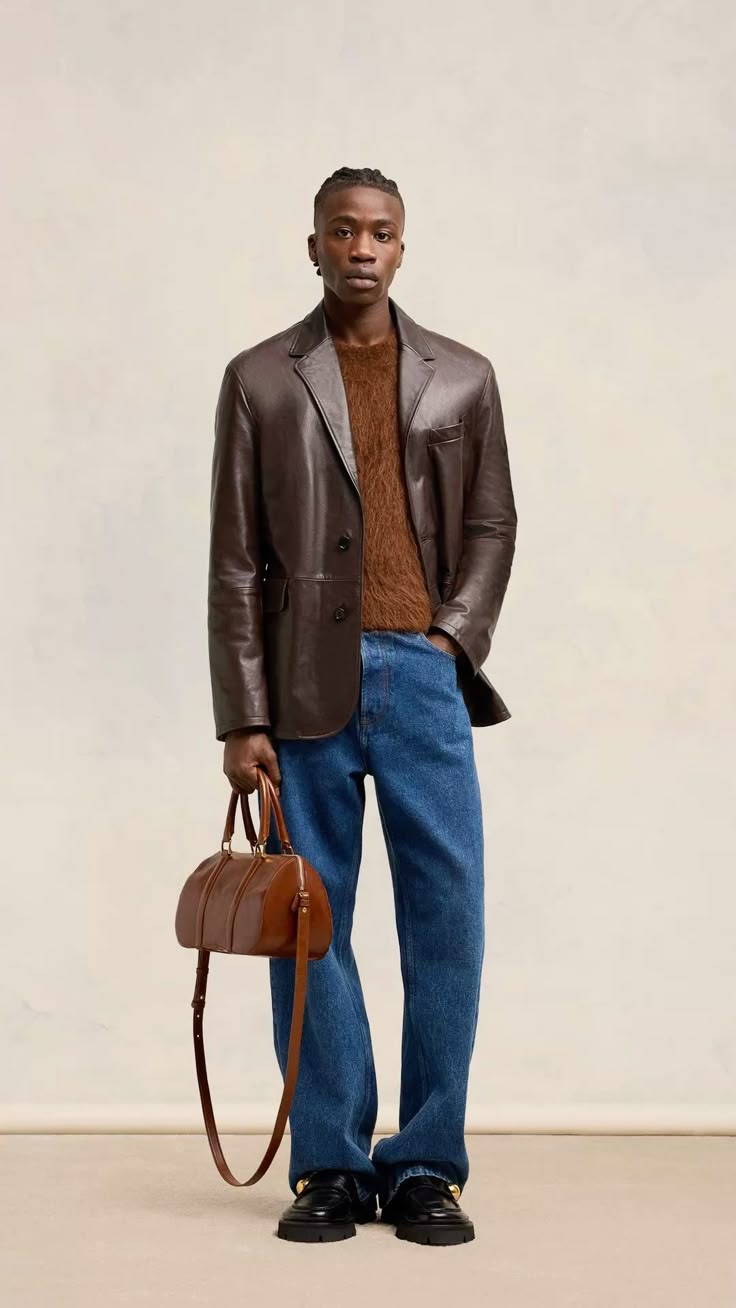 Jacket Outfit With Denim Jeans