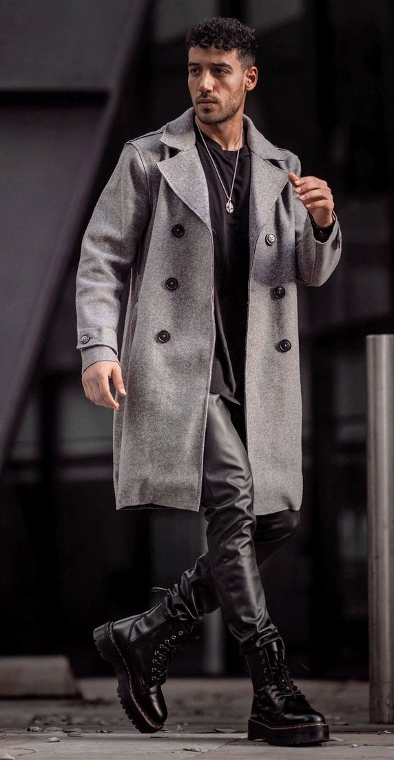 Charcoal for Classy Winter Vibe.