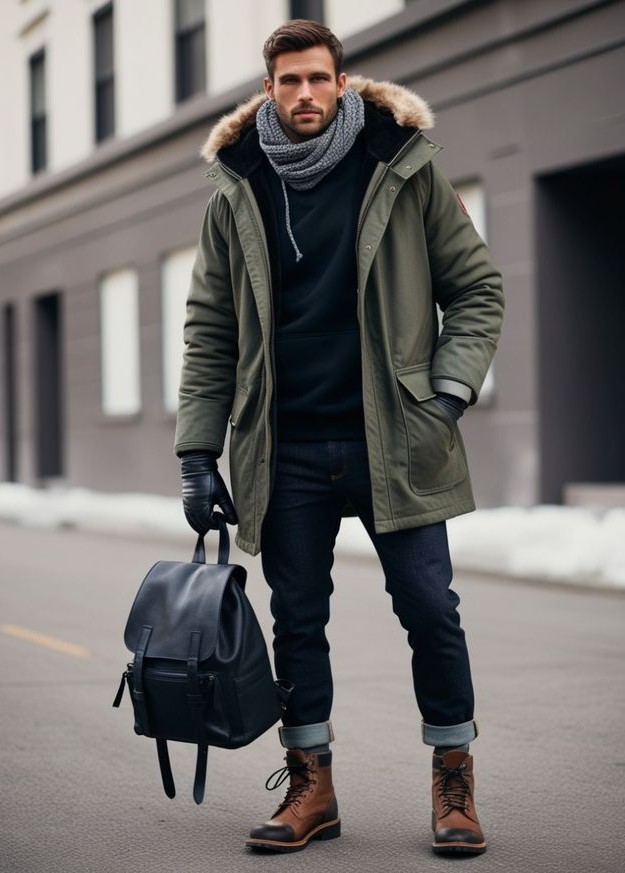 Neck Warmer With Touchscreen Gloves