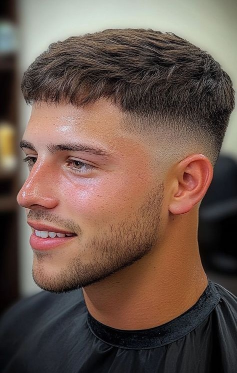 Textured Crop Hairstyle